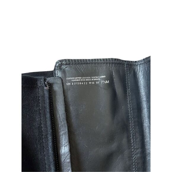 Tory Burch Suede Knee Wedge Tall High Boots size 7.5 Black - Picture 5 of 11